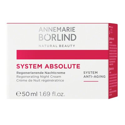 Anne Marie Borlind Créme de Nuit Régénératrice System Absolute 50ml Anne Marie Borlind Créme de Nuit Régénératrice System Absolute 50ml