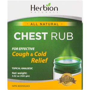 Herbion Naturals Chest Rub Topical Analgesic 100 g 