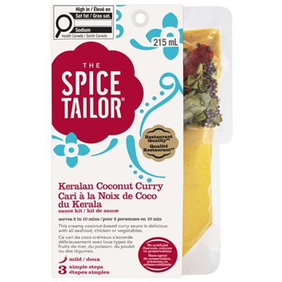 The Spice Tailor Kit de Sauce Cari Noix de Coco du Kerala 285ml