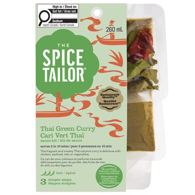 The Spice Tailor Kit de Sauce Cari Vert Thaï 260ml