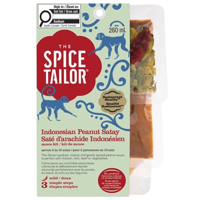The Spice Tailor Kit de Saté d'Arachide Indonésien 260ml