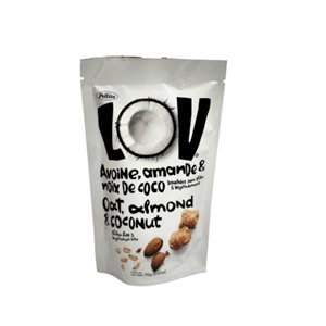 LOV Bouchées d'avoine aux amandes et noix de coco.