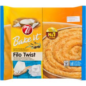 7 Days Bake It Filo Twist with Feta Cheese & Mizithra Cheese 1000 g 1KG