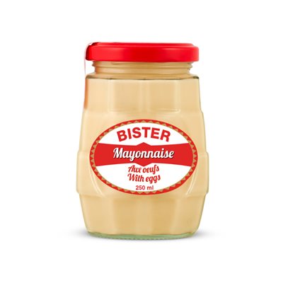 BISTER MAYONNAISE WITH FREE-RANGE EGGS 250ml