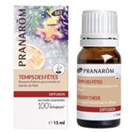 Pranarom Temps Des Fêtes 15 Ml - 100% Huiles Essentielles Biologiques Pour Diffuseur