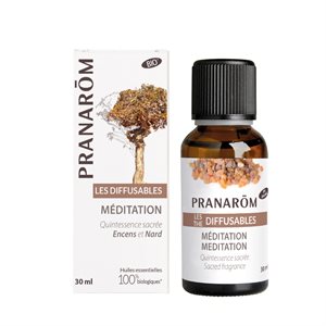 Pranarom Meditation 30 Ml - 100% Organic Essential Oils For Diffuser