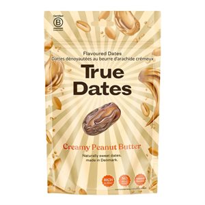 True Dates Flavoured Date Snacks Creamy Peanut Butter 100g