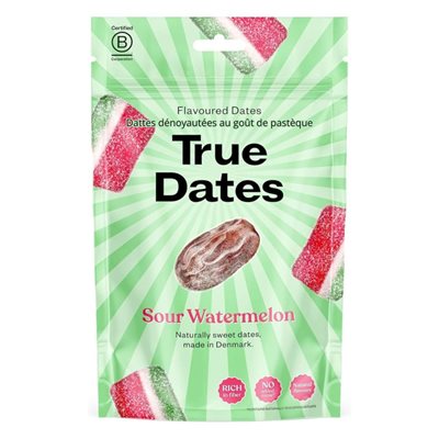 True Dates Flavoured Date Snacks Sour Watermelon 100g