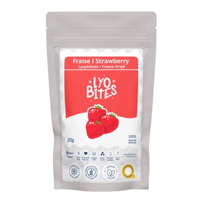 LYOBITES FREEZE-DRIED STRAWBERRIES 20g