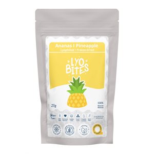 LYOBITES FREEZE-DRIED PINEAPPLE 25g