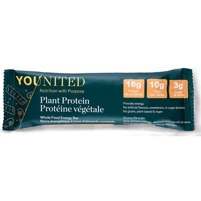 Younited Nutrition - Plant Protein Snack Bar Chocolate Peanut Butter 720G