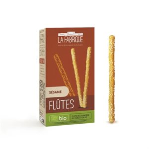 La Fabrique Flûte boulangerie à huile d'olive et sésame biologique 125 g