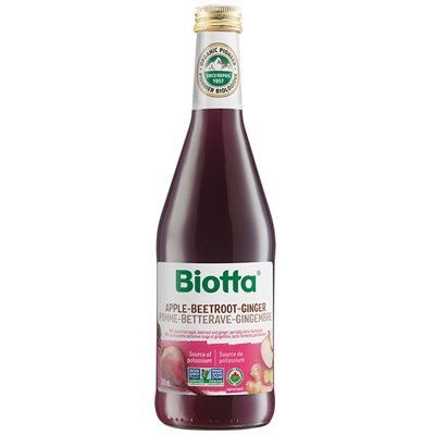 Biotta 100% Juice from Apple, Beetroot and Ginger, Lacto-Fermented 500 ml