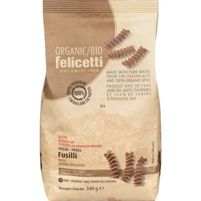 Felicetti Pâtes Fusilli D'épeautre Bio 