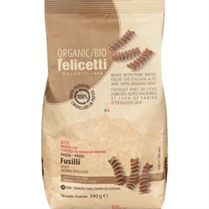 Felicetti Organic Spelt Fusilli Pasta 340g
