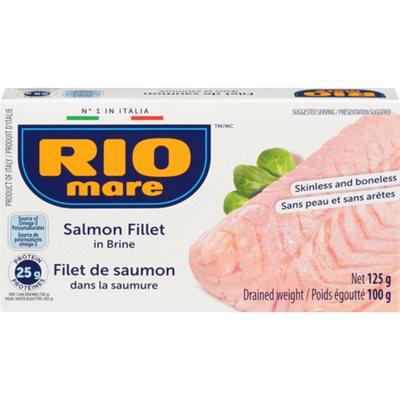 Filet de saumon Rio Mare dans l'huile d'olive