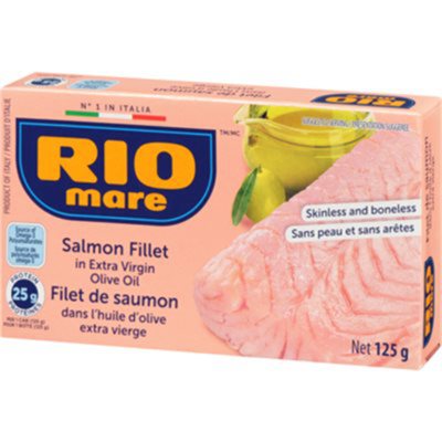 Filet de saumon Rio Mare dans l'huile d'olive