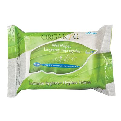 Organyc Feminine Hygiene Wipes 20un.