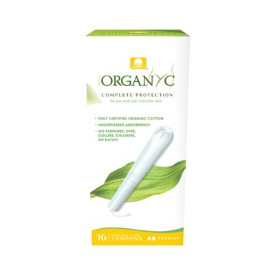 Organyc Tampon Regulier avec Applicateur