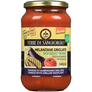 Terre di Sangiorgio Organic Pasta Sauce Tomato with Grilled Eggplant 540 ml 