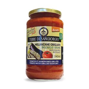 Terre di Sangiorgio Organic Tomato with Grilled Eggplant Pasta Sauce 540ml