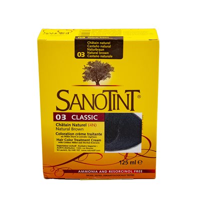 Sanotint CLASSIC 03 Natural Brown (4N) 125 ml