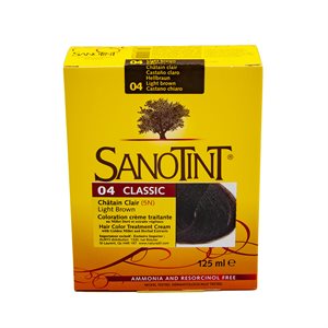 Sanotint CLASSIC 04 Light Brown (5N) 125 ml