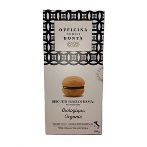 Officina Nobili Bonta - Biscuits "Baci Di Dama" Aux Noisettes Bio 180G