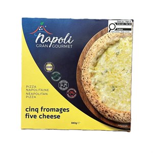 Napoli Gran Gourmet Pizza Cinq Fromages 380G