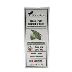 Ciokarrua Organic Chocolate 90% 50g