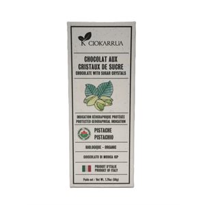 Ciokarrua - Chocolat Pistache Igp Bio 50G