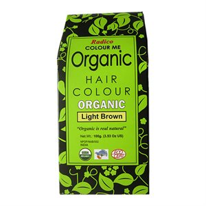 Radico Organic Hair Colour Powder - Light Brown 