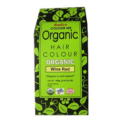 Radico Organic Hair Colour Powder - Wine Red 