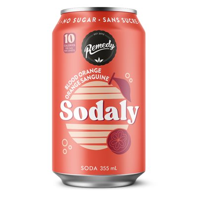 Remedy Drinks Blood Orange No Sugar Soda 355ml