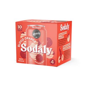 Remedy Drinks Blood Orange No Sugar Soda 4x355ml