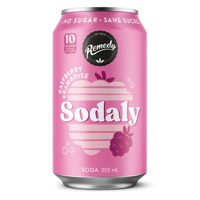 Remedy Drinks Raspberry No Sugar Soda 355ml