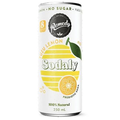 Remedy Drinks Yuzu Lemon No Sugar Soda 355ml