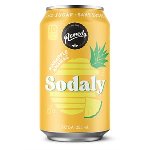 Remedy Drinks Pineapple No Sugar Soda 355ml