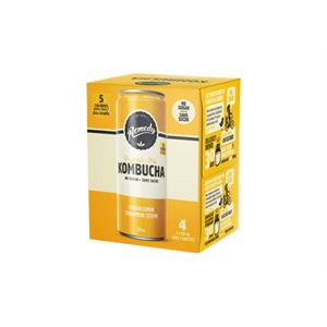 Remedy Kombucha Gingembre Citron Bio 4X355ML