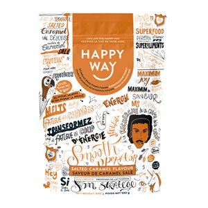 Happy Way Protéine de Caramel Salé 500g