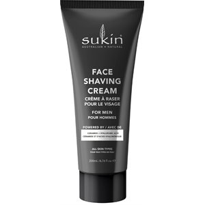 Sukin Crème À Raser Pour Le Visage Pour Hommes - 200 Ml